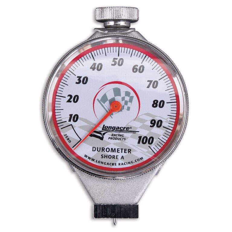 Longacre Tyre Tread Depth Gauge & Durometer kit w/ Silver Case