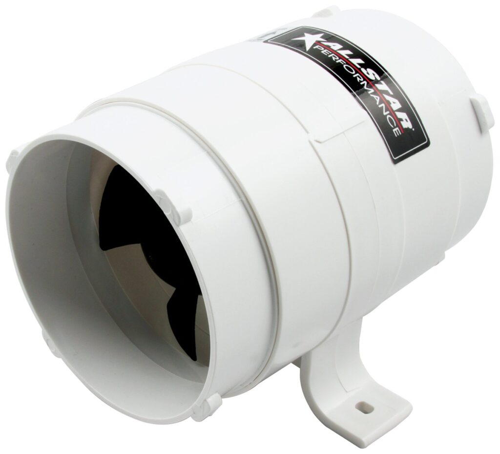 Allstar Inline Blower 4in HD 240CFM ALL13009 Motorsport Parts