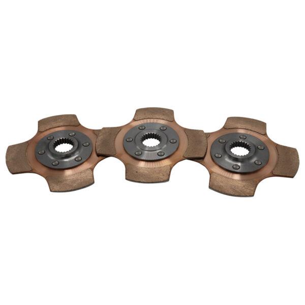 Tilton 5.5″ 3-Plate Metallic Paddle Clutch Disc Pack - 26 Spline x 1-5/32" (36)
