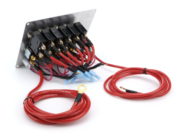 Quickcar Switch Panel - 6 Switches & 1 Button w/ Lights & Circuit Breakers 50-869 - Image 2